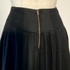 Black WOOL High Waist Suzanna Skirt