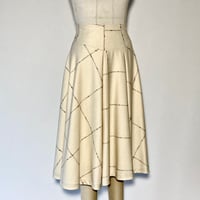 Image 1 of Pearl Noir WOOL High Waist Suzanna Skirt