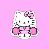 Image 3 of Kitty Cheer Sticker