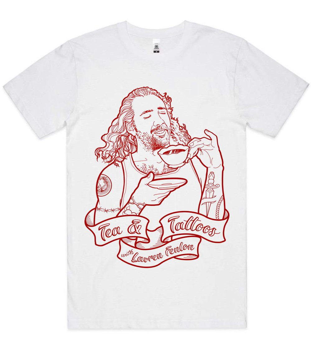 Image of ‘Cup of Cage” t-shirt **only 3 small left**