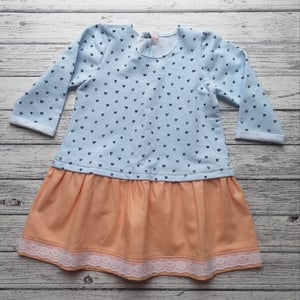 Image of Suzy Sweater Dress- Scibble Hearts