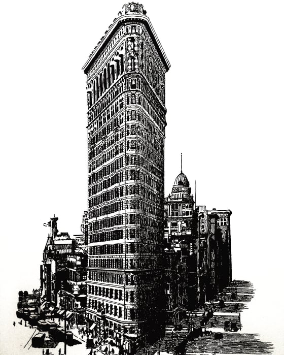 Image of Print - Flatiron Building, NYC