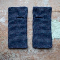 Image 1 of Wrist Worms, Wool, Petrol Mix