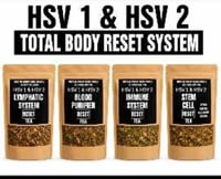 30 DAY HERPECURE HSV 1 & HSV 2 TOTAL BODY RESET SYSTEM KIT