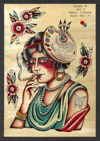 Image of The Illustrated Lady A4 Print