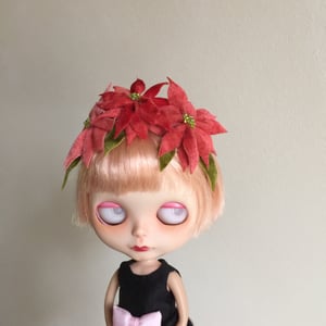 Image of Poinsettia Headband for Neo Blythe Dolls 3