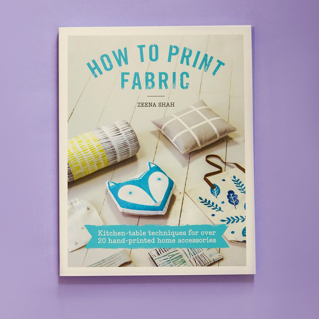 How to Print Fabric Book Kitchentable techniques for over 20 hand