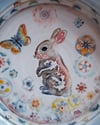 Curious Rabbit Porcelain Dish