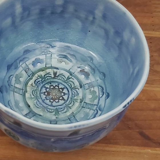 Image of Cobalt Flower Tea Bowl