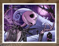 Image 1 of  Jack Skellington (The Nightmare Before Christmas) Art Print 9x12 in.
