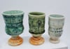 Reduction Fired Mini Porcelain Chalices