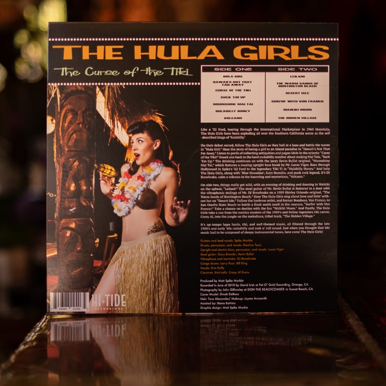 The Hula Girls “The Curse of the Tiki” 10-Year Anniversary LP (Sea