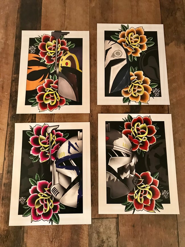 HALF HELMET PRINT SERIES