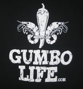 Image of Gumbo Life Black and White Tee