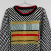 Wavy Weave Sweater - Checkers