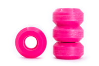 Image 2 of NEON PINK: Moonshine UHMW Custom Anti Rocker Wheels with Bearings