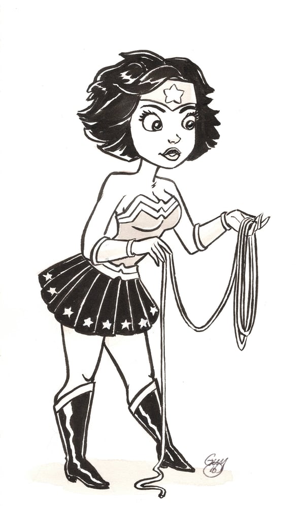 Image of Wonder Woman (6.5x9)