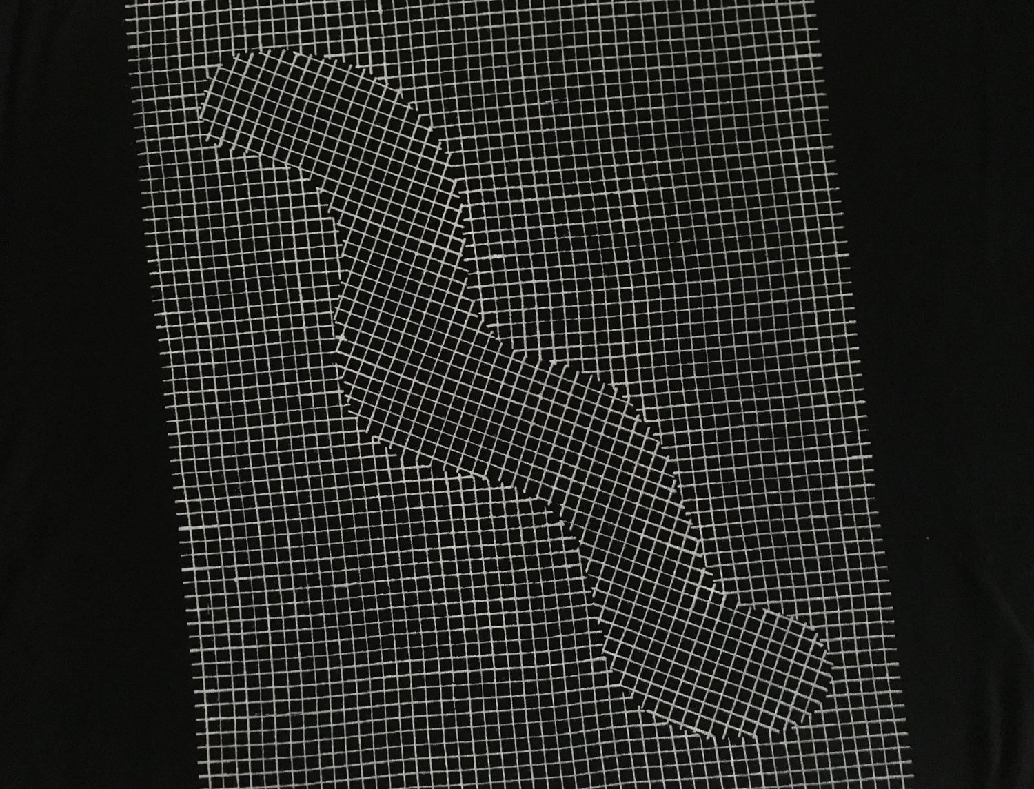 Image of GRID SNAKE BASIC TSHIRT