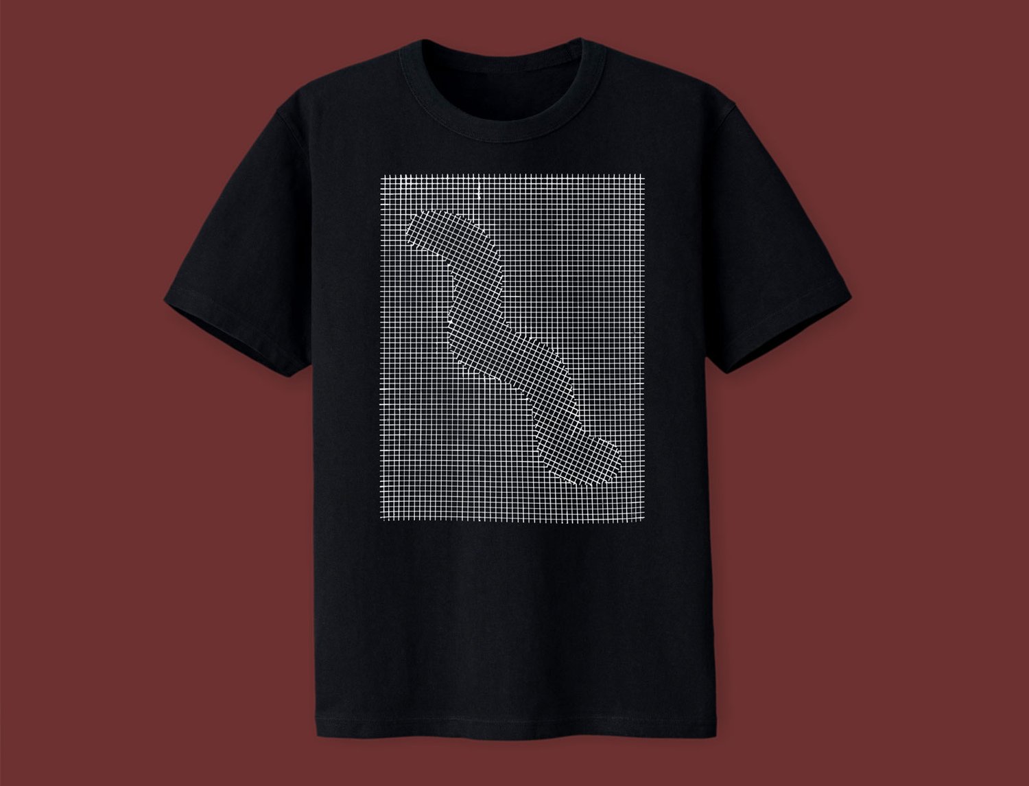 Image of GRID SNAKE BASIC TSHIRT