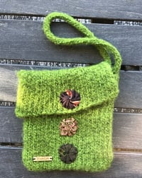 Image 1 of Green wristlet