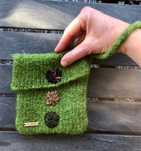 Image 3 of Green wristlet
