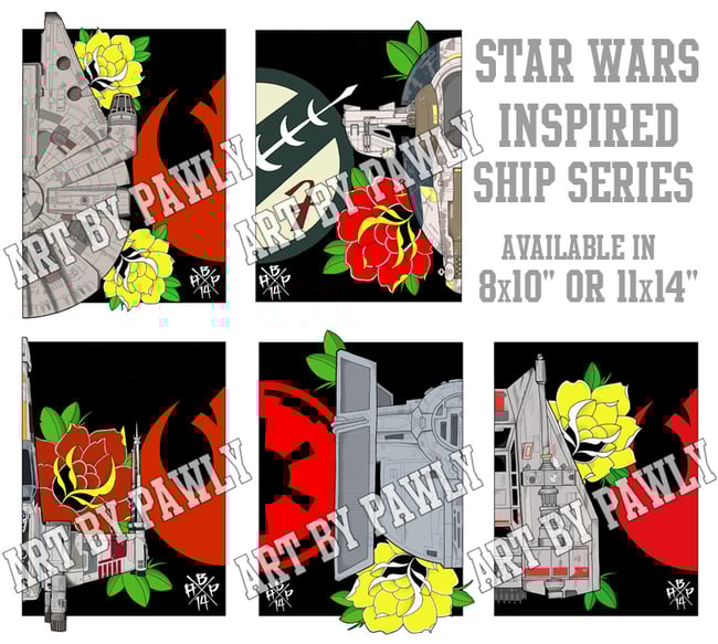 STAR WARS INSPIRED SHIP SERIES