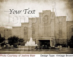 Image of Albuquerque New Mexico LDS Mormon Temple Art 001 - Personalized LDS Temple Art