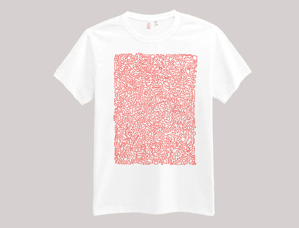 Image of PILE OF SHAPES TSHIRT