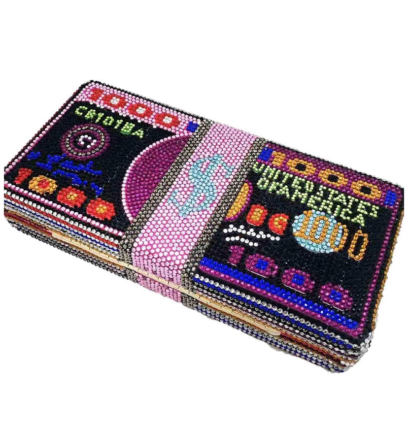 Image of Black Wallstreet Clutch