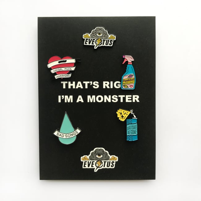 EVESTUS "Broken Heart" PIN SET