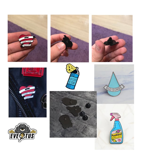 EVESTUS "Broken Heart" PIN SET