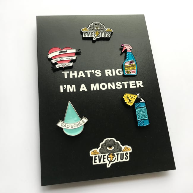 EVESTUS "Broken Heart" PIN SET