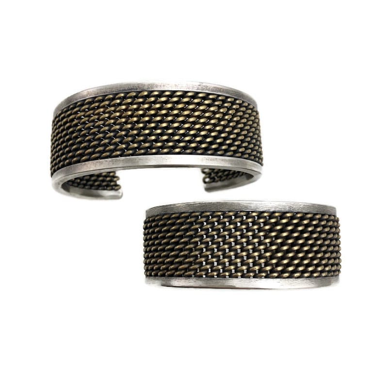 Image of mesh cuff bracelet