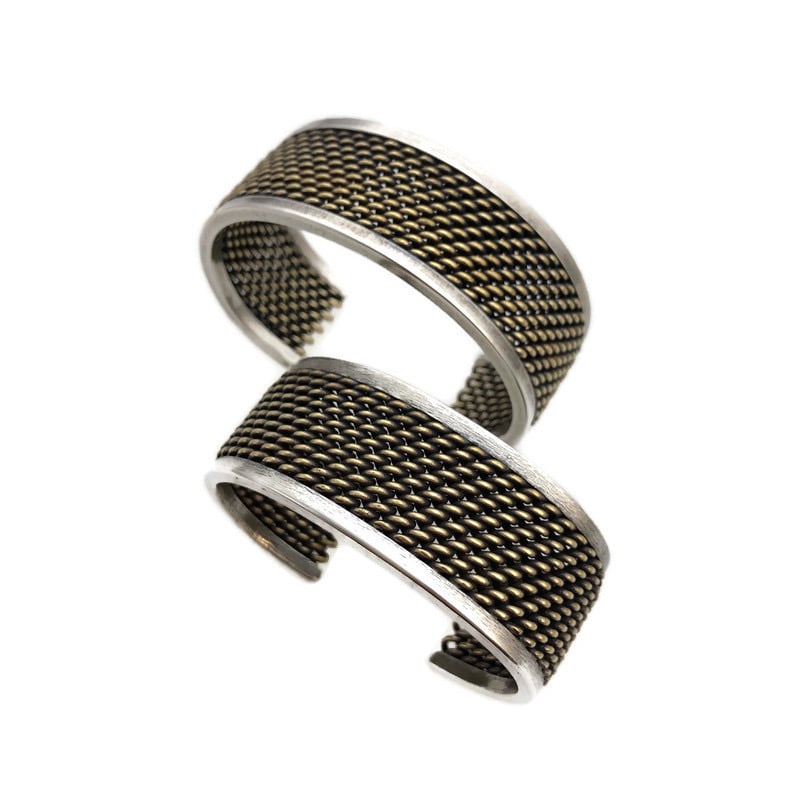 Image of mesh cuff bracelet