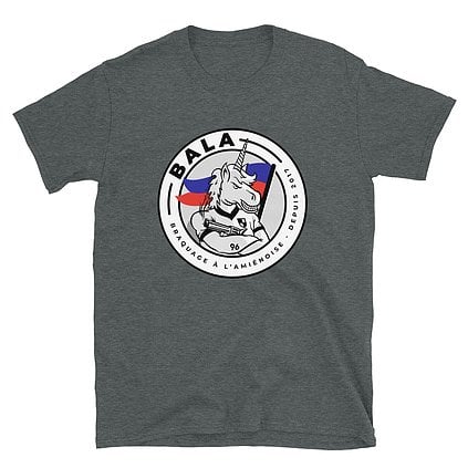 T-shirt unisexe - Logo Blanc (4 coloris)