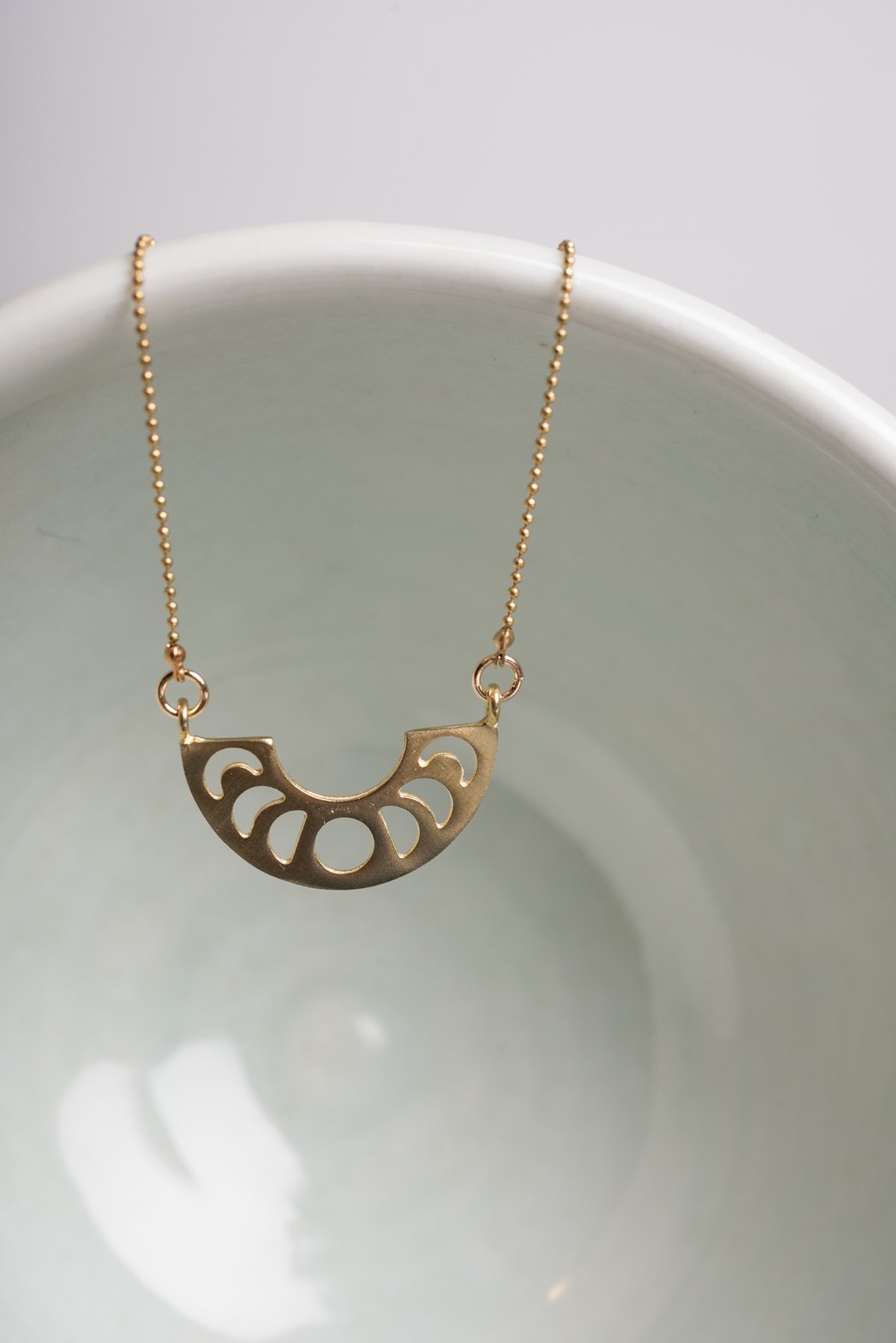 Image of Moon Love Collar Necklace