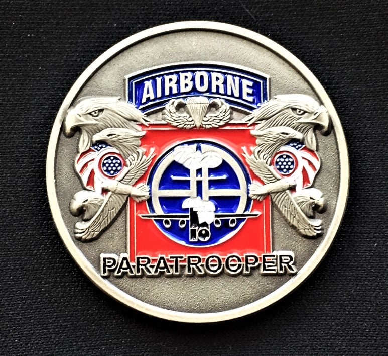 82nd Airborne Challenge Coin Command Headquarters