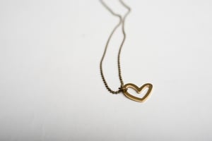 Image of Brass Heart Necklaces