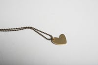 Image 3 of Brass Heart Necklaces