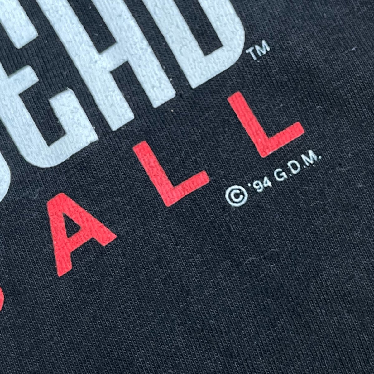 Original Vintage Grateful Dead Basketball 90's Short Sleeve Tee! Black LARGE