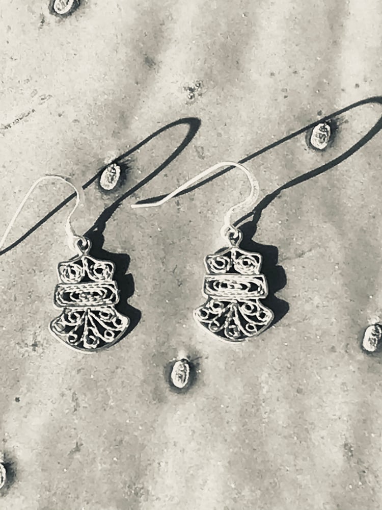 Image of Harley Shield Earrings