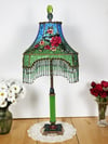 Luxury Lamp & Victorian Lampshade - Art Deo Style Antique Lamp