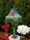 Luxury Lamp & Victorian Lampshade - Art Deo Style Antique Lamp