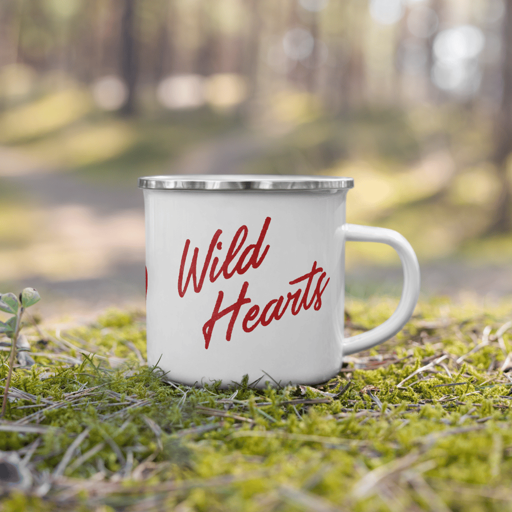 Image of Wild Hearts Enamel Mug