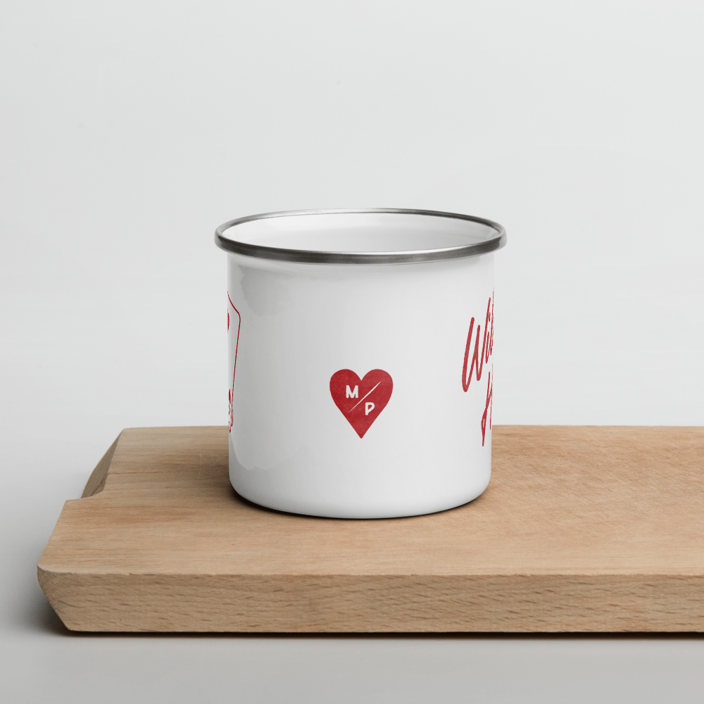 Image of Wild Hearts Enamel Mug