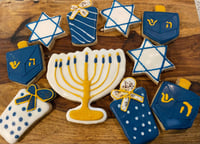 1 Dozen Hanukkah Cookies
