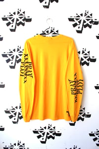 Image of shredddddd long sleeve in bright yellow 