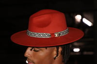 Image 2 of The safo fedora- rust orange 