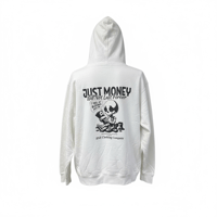 Image 2 of BNE Skeleton Money Hoodie (white)