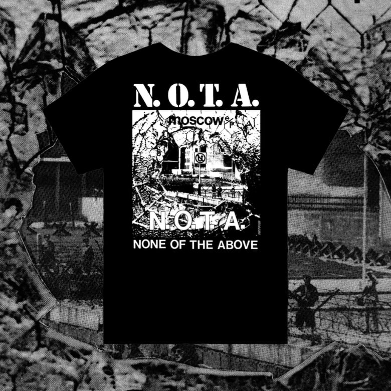 Image of ARTCORE ISSUE 40 WITH N.O.T.A. - MOSCOW BLUE VINYL 7"EP AND LIMITED EDITION T SHIRT OFFER